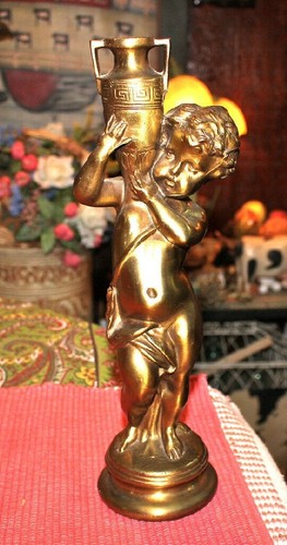 Portacandele angelo cherubino