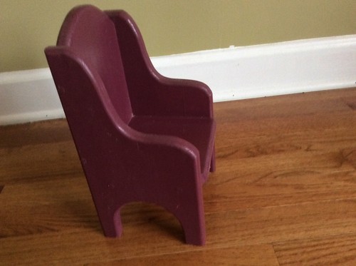 Mini sedia legno dipinta a - in,