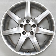 cerchio in lega originale Mercedes classe C 8,5x17 ET34 W203 A2034012402 jante B66471515