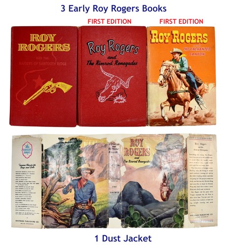 Roy rogers western books - 3,