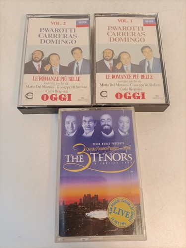 Lotto pavarotti carreras - 3x,