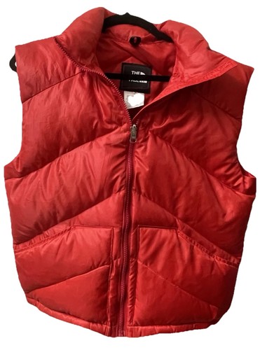 Gilet imbottito rosso - , vintage