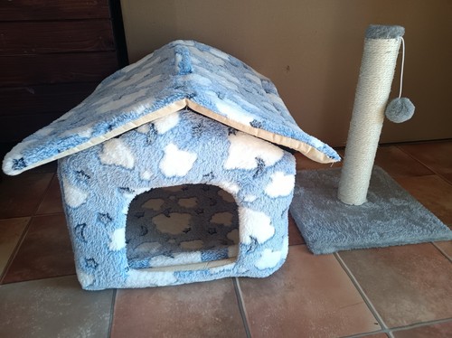 Cuccia per gatti tiragraffi - per, +