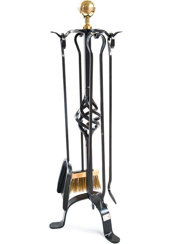 Set attrezzi camino mod trevi - attrezzi,