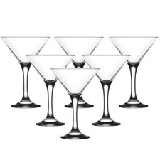 Set 6 bicchieri con piede a