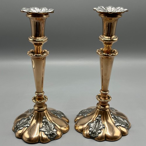 Coppia antichi candelabri - di,
