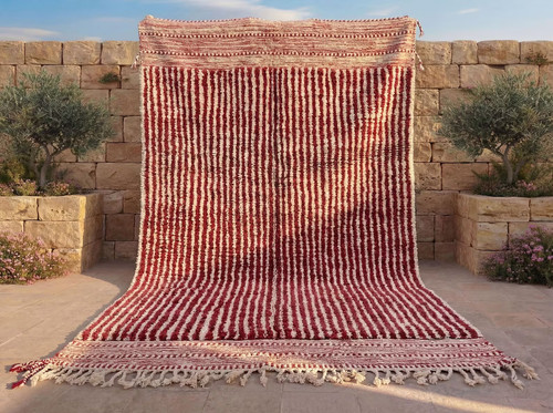 Tappeto marocchino rosso - , e