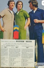Tuta uomo vintage anni 70