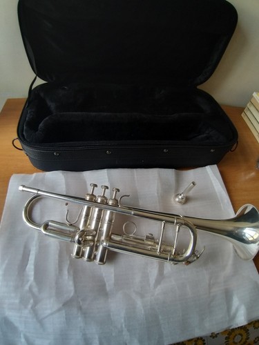 Tromba bach sib argentata - tromba, in