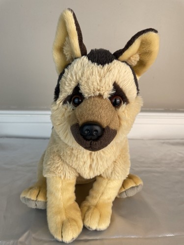 Peluche cane seduto realistico