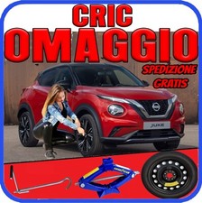 Ruotino Di Scorta 5Fori Misura Ruota Da 17 Per La Nissan Juke Con Kit Cric Crick