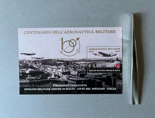 2023 smom foglietto centenario - foglietto,