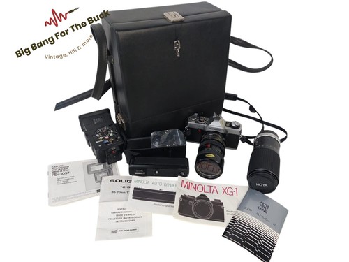 Fotocamera reflex minolta xg1 - reflex,