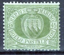 SAN MARINO 1892-94 STEMMA 45 CENTESIMI N.18 G.O MLH*