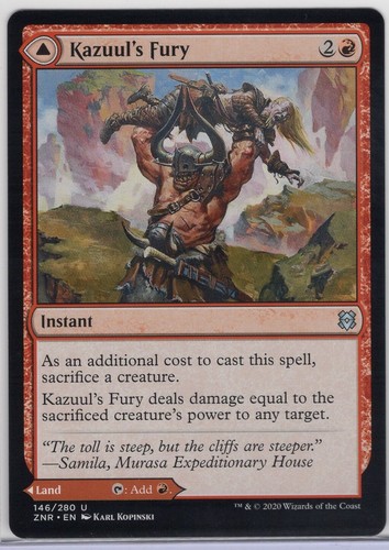 Kazuul fury zendikar - fury,