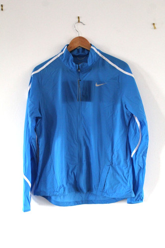 Nike shield giacca running blu - shield,