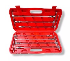 SERIE DI CHIAVI A T DOPPIO SNODO 7 CHIAVE LUNGHE 8 10 12 13 14 17 19 MM SNODATE