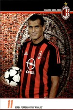 Cartolina Calciatore Rivaldo