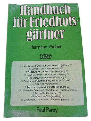 Handbuch friedhofsgärtner - handbuch,
