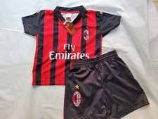 KIT MAGLIA PANTALONCINI MILAN MARIO BALOTELLI TAGLIA 10 ANNI MAGLIETTA BIMBO 8 9