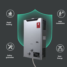 Scaldabagno a gas propano liquido GPL senza serbatoio 20L su richiesta