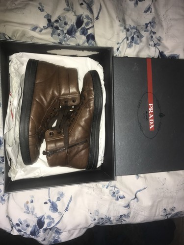 Stivali sneakers prada vitello - stivali,