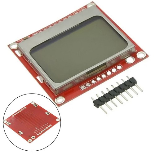 Schermo lcd 84x48 pixel - lcd, con
