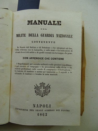 Manuale pel milite guardia - manuale,