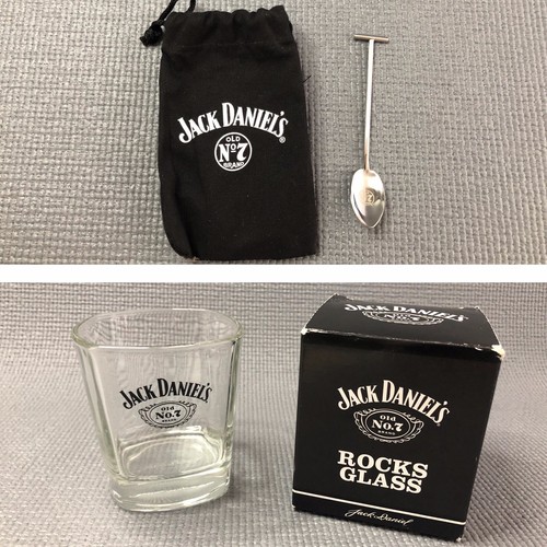 Jack daniels glass - jack, spoon