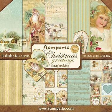 Blocco 10fg carte scrap