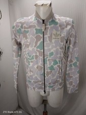 Articolo e213 giacca felpa uomo adidas con fantasia lilla su bianco tg xs in mis