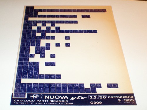 Microfiche catalogo ricambi - catalogo,
