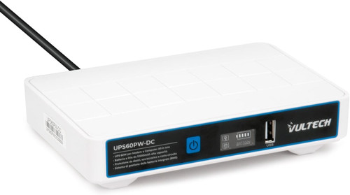 Vultech ups60pw bianco mini - ups60pw-dc,