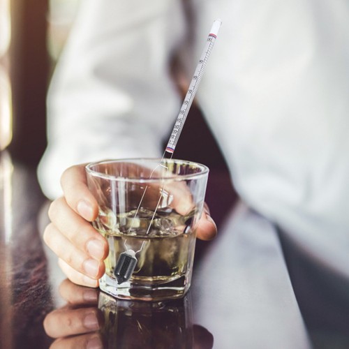 2pz idrometro alcool vetro - idrometro,