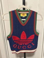 Gilet in maglia Gucci X Adidas