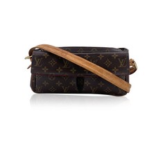 Autentica borsa a tracolla Louis Vuitton Monogram Canvas Viva Cité MM Vivacite