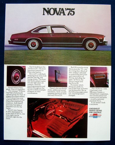 Brochure depliant 1975