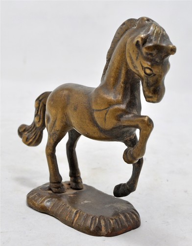 Antico ottone cavallo - cavallo, statuina