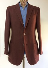 GIACCA 3 BOTTONI ERMENEGILDO ZEGNA TG 50 SLIM IN CASHMERE STILE BOGLIOLI LARDINI