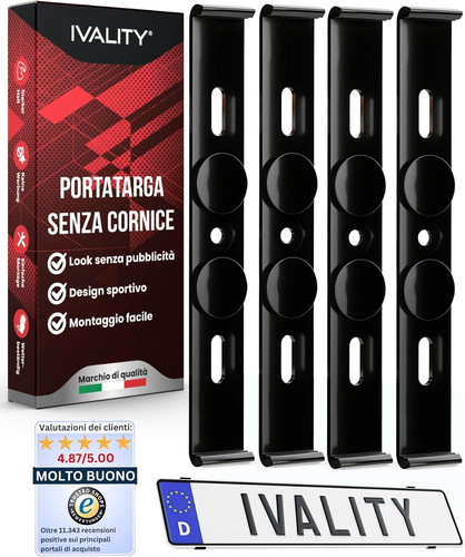 Portatarga senza cornice - ®,