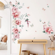 Wall Stickers Peony Flowers