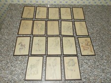 LEONE FROLLO GLAMOUR 1985 SERIE COMPLETA DI 18 CARTOLINE CON FIRMA ORIGINALE