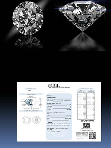 Diamante taglio brillante - , 0,51