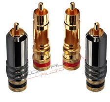 4x Connettore RCA maschio