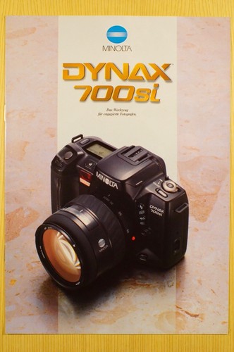 Minolta dynax 700si depliant - minolta,