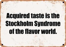 INSEGNA IN METALLO - Il gusto