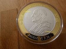 GIGANTE Vaticano "Papa Paolo VI(1963-1978)" Argento/Oro/Colore **Max. 1.929 Ex.**
