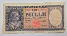 ITALY 1000 LIRE  1947 BANKNOTE