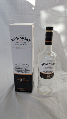 Bowmore empty scotch whisky - empty,