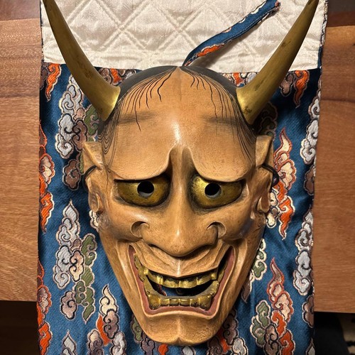 Maschera noh intagliata mano - noh, a